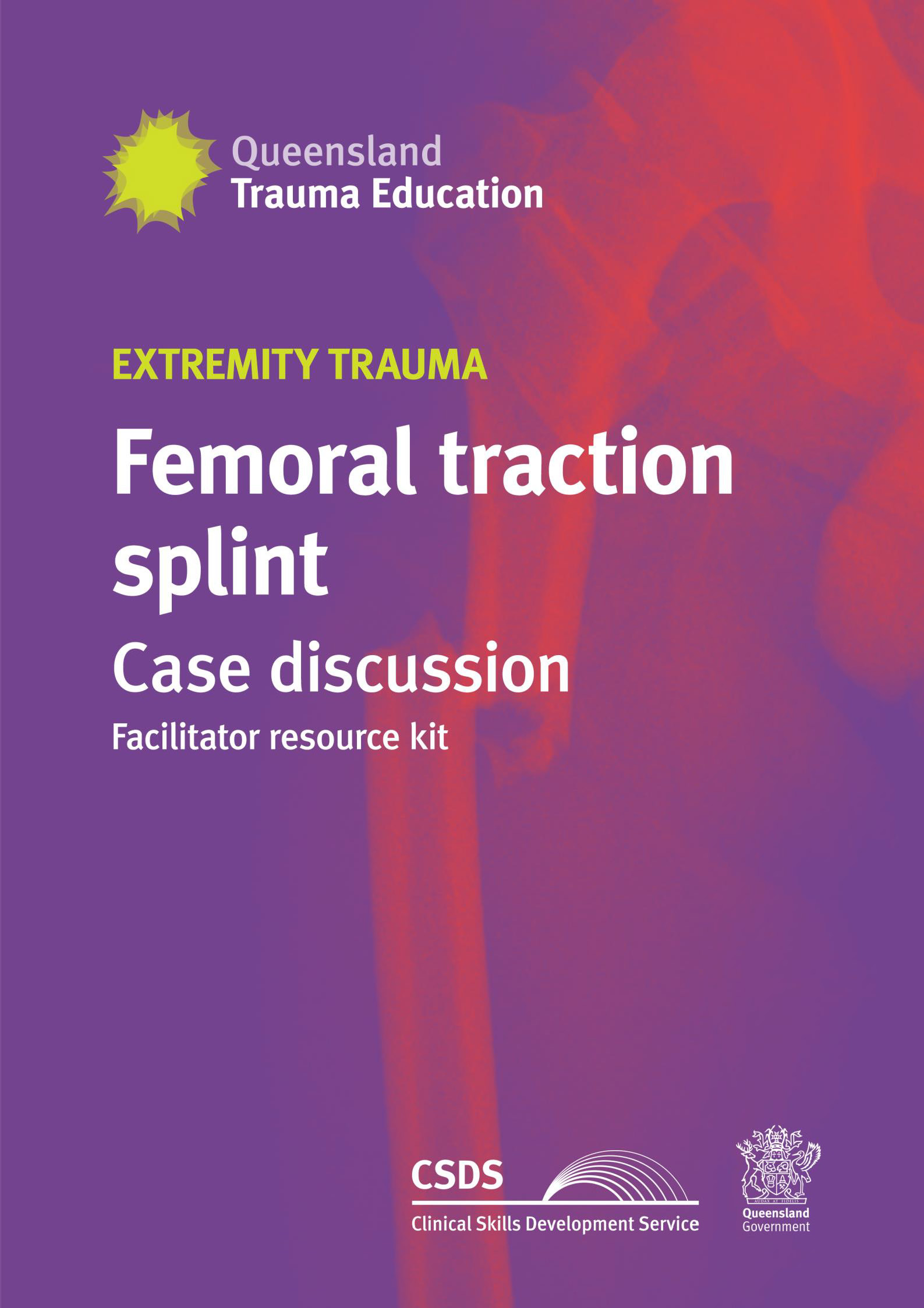 Cover image of Femoral traction splint