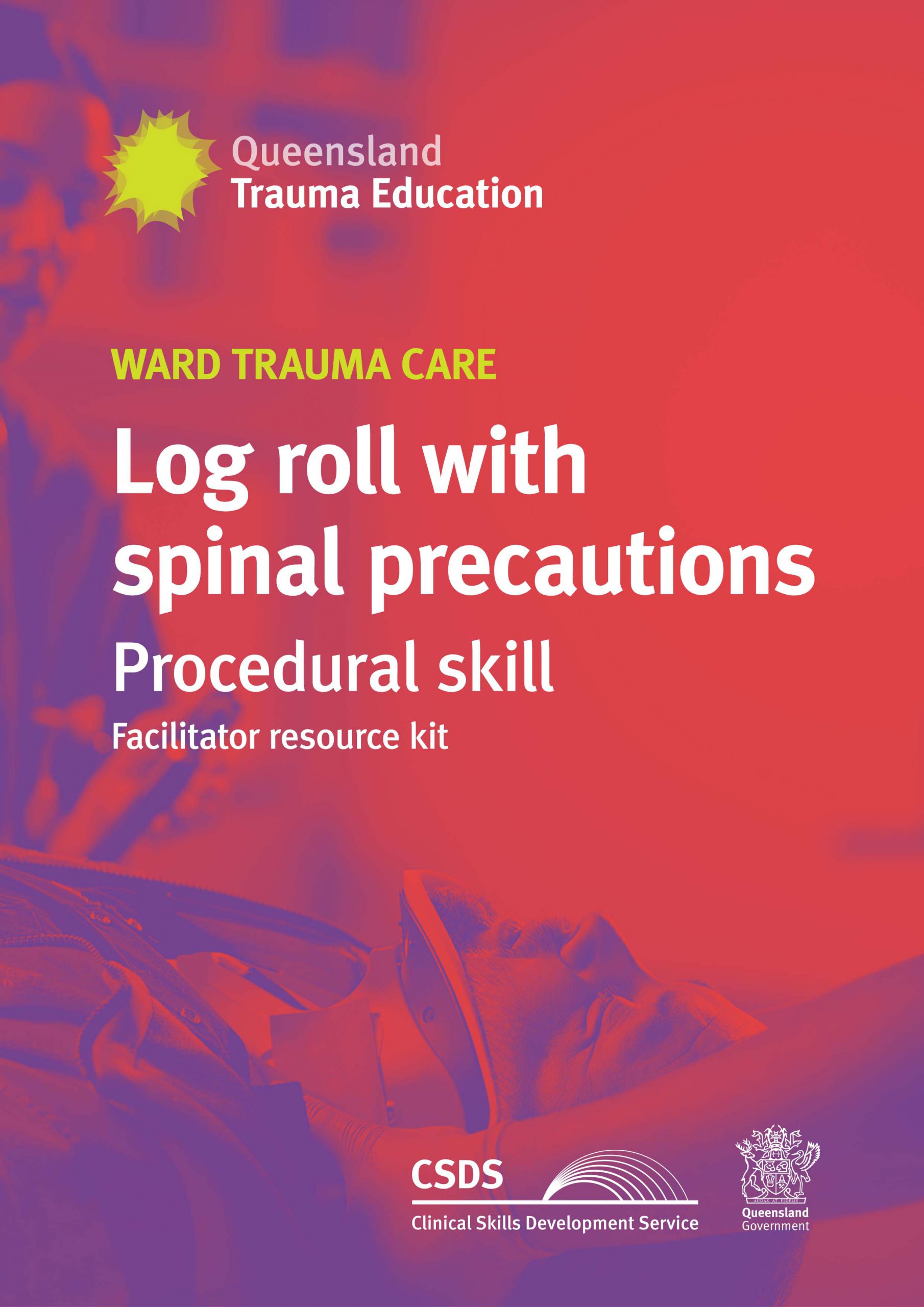 Cover image of Log roll with spinal precautions