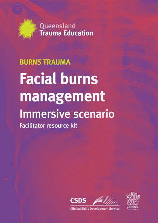 Cover image of Facial burns management