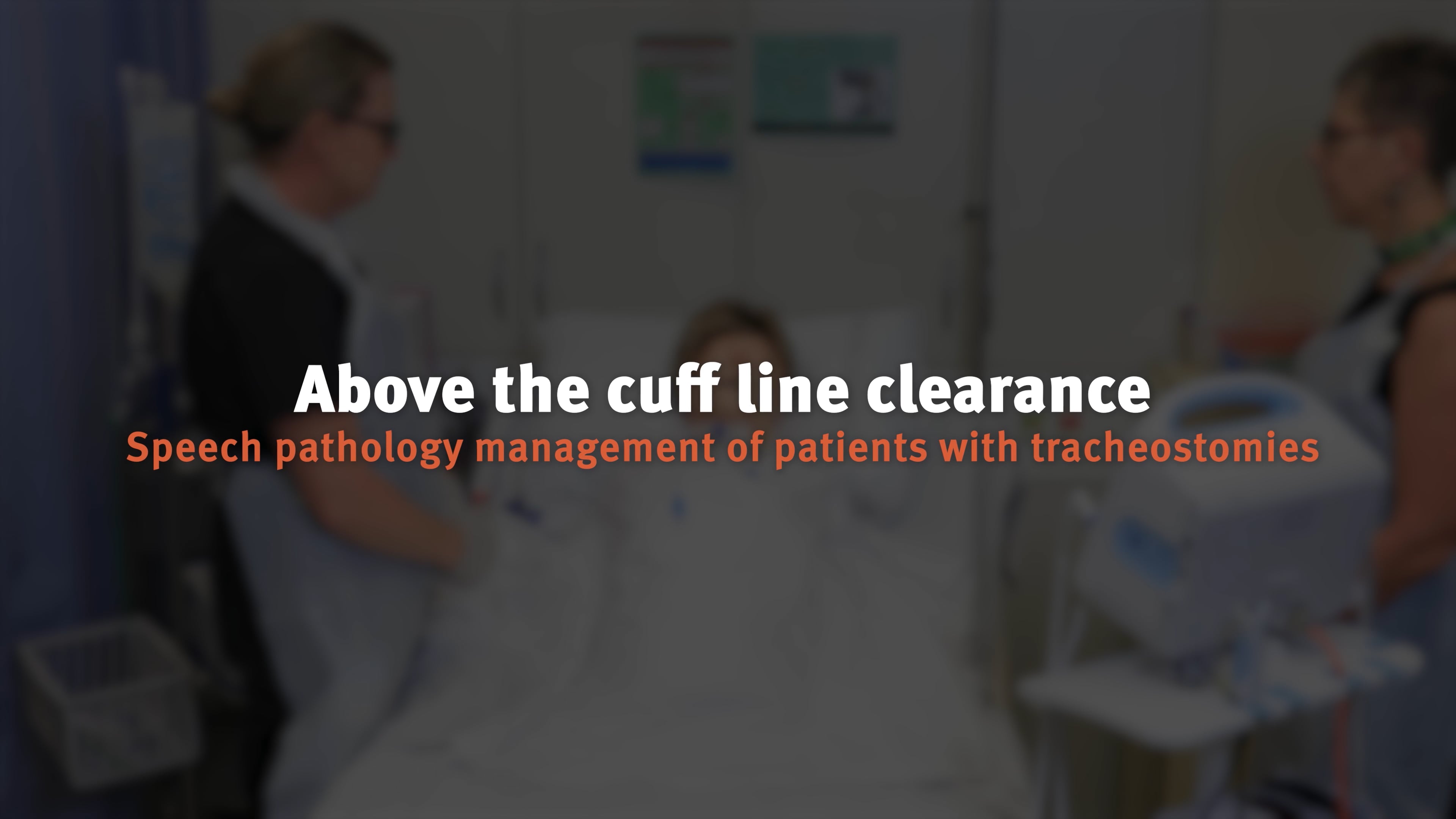 Above the cuff line clearance